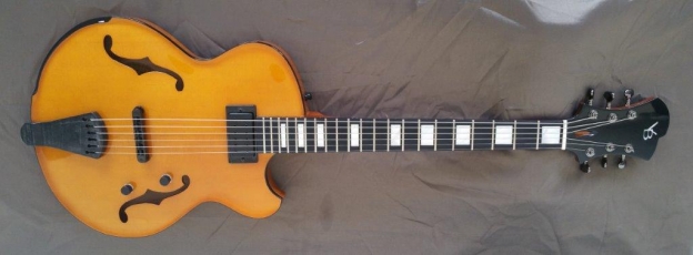 Model 14 Chambered Semi Hollow Guitars » Victor Baker Guitars